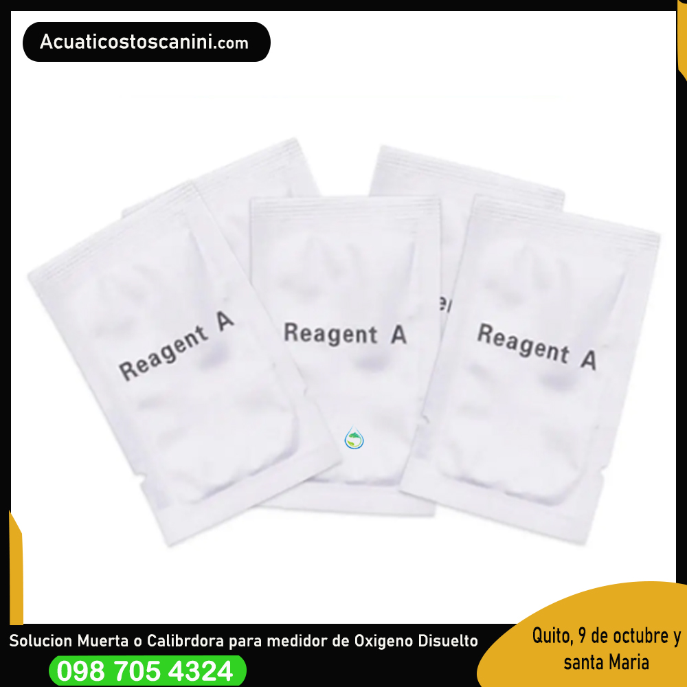 Solución Calibradora Reagente A para el tester de Oxígeno Disuelto